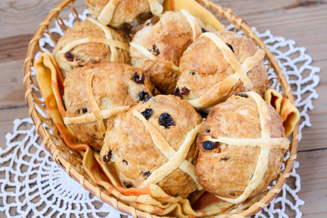 Hot cross scones