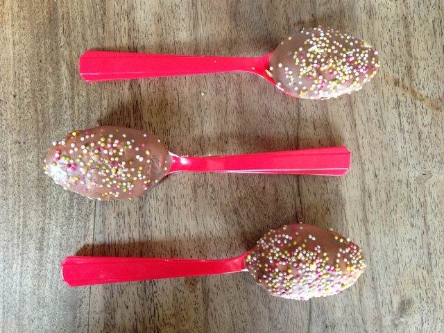 Marshmallow spoons