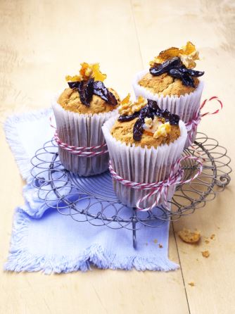 Prune brittle muffins