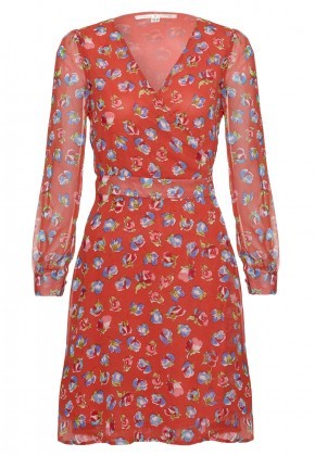 Uttam Boutique long sleeve wrap dress