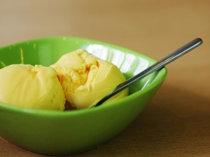 One ingredient banana ice-cream