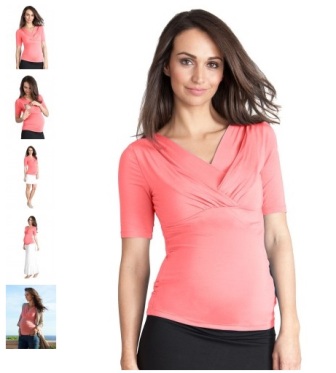 Seraphina Pleated Top in Apricot