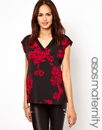 ASOS Rose Print Top