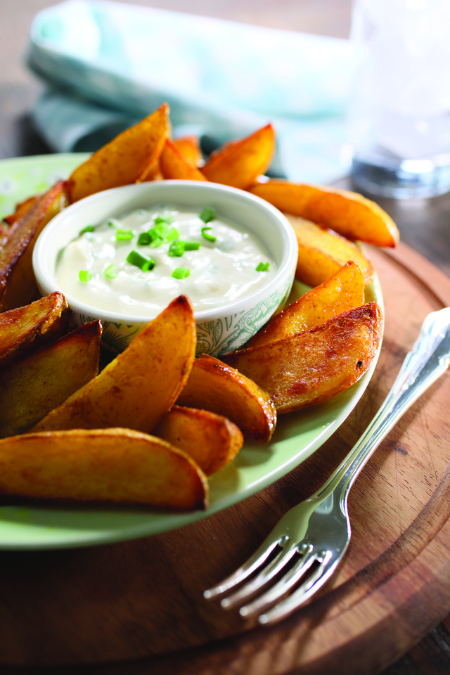 Tom's low fat potato wedges