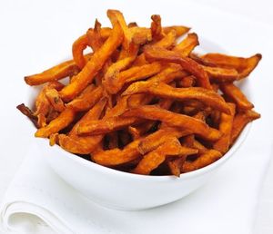 Crispy sweet potato fries