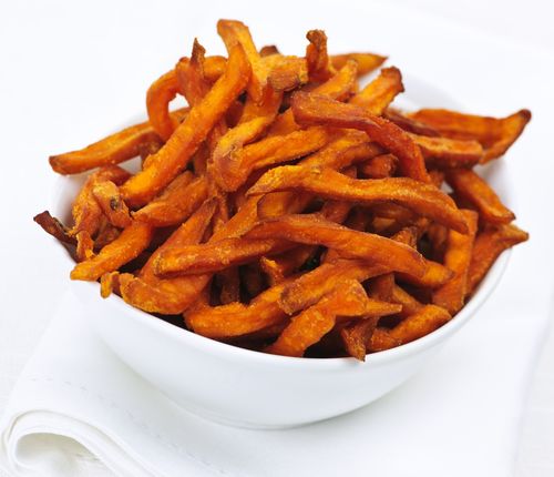 Crispy sweet potato fries