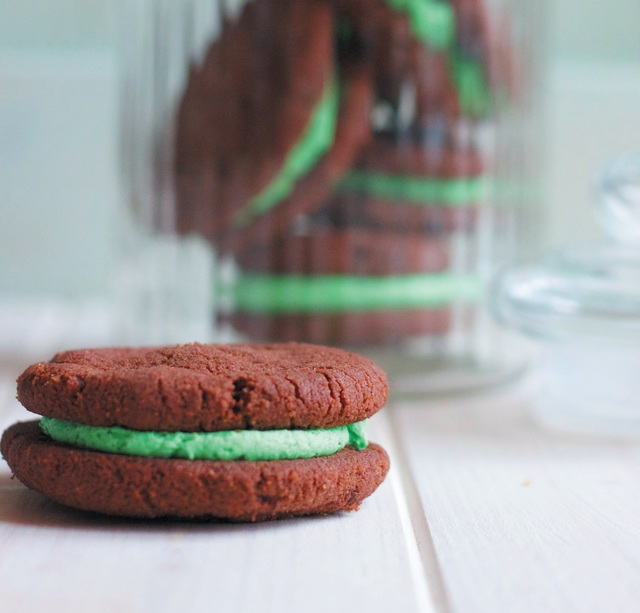 Chocolate mint cookies