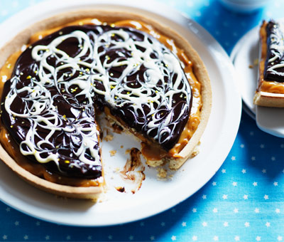 Millionaires salted caramel tart