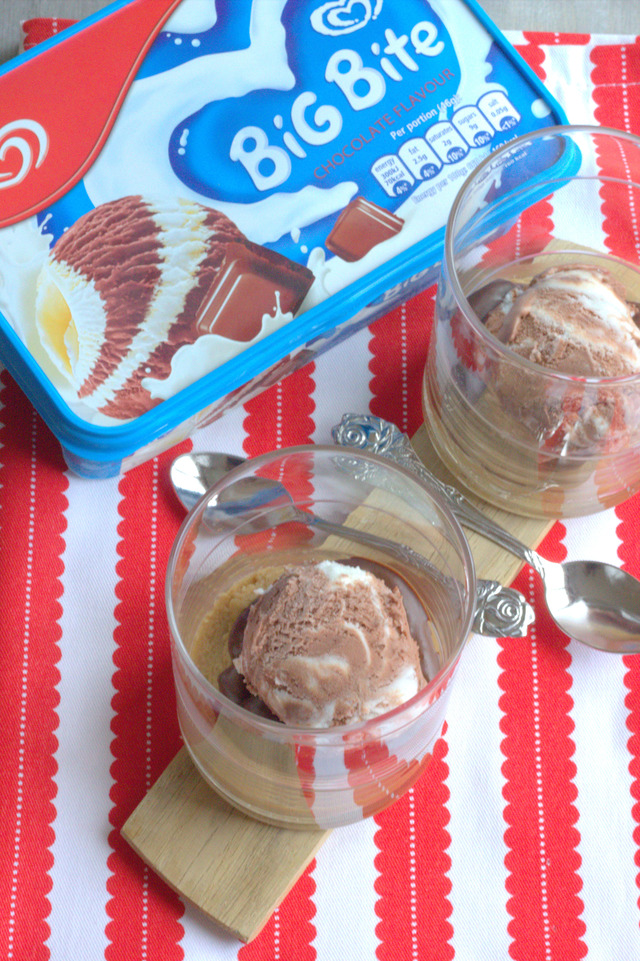 Peanut butter ice cream cups