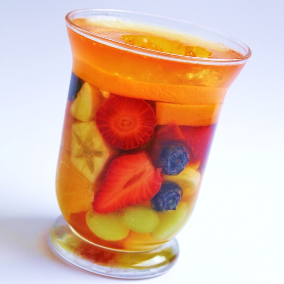 Jelly fruit cups