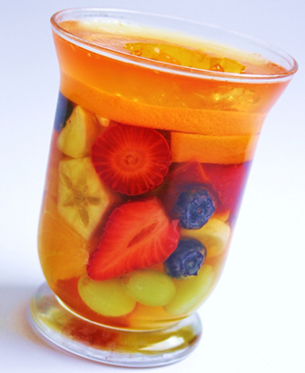 Jelly fruit cups