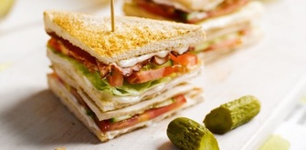 VIP club sandwich