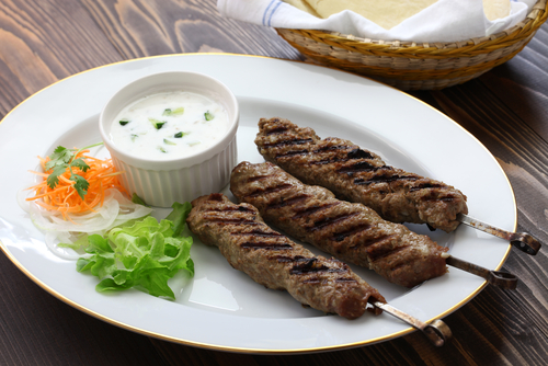 Simple lamb koftas