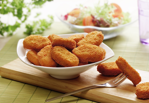 Healthy chicken nuggets