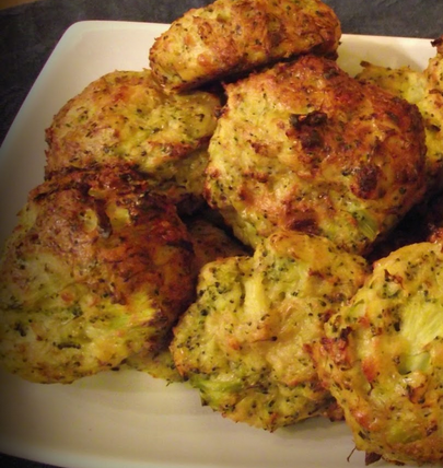 Baked broccoli bites