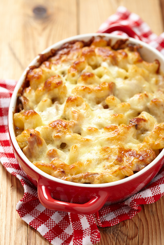 Cheesy chicken bake