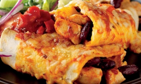 Chicken enchiladas