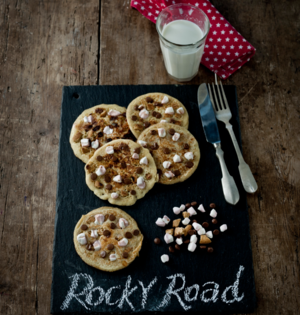 Rocky Road pancakes