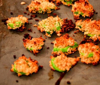 Baked broccoli chips