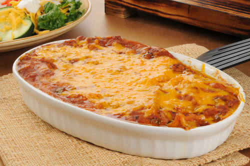 Chicken enchilada casserole