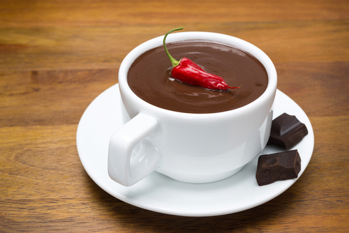 Spicy chocolate drink