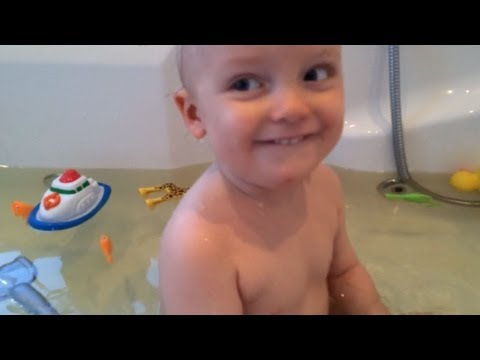 Little tot's bath time mispronunciation goes viral
