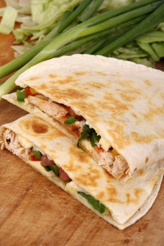 Chicken quesadillas