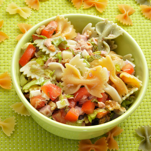 Ham and pasta salad