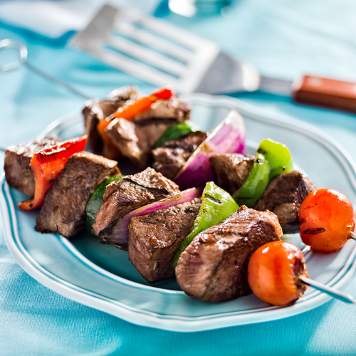 Easy beef kebab