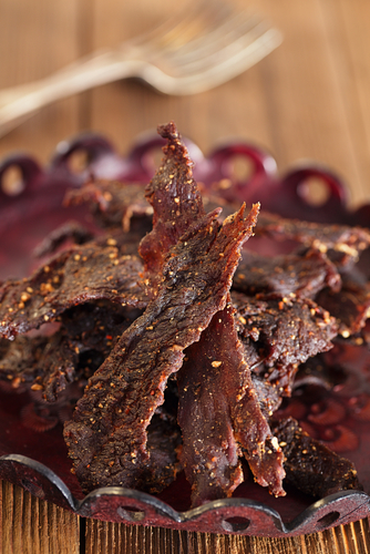 Spicy beef jerky