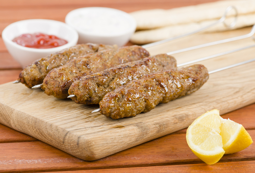 Beef koftas