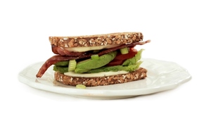 Bacon, Lettuce & Tomato with Brennans Wholewheat Brown Bread