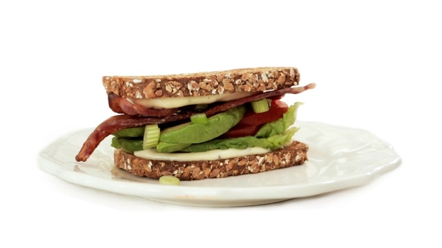 Bacon, Lettuce &amp; Tomato with Brennans Wholewheat Brown Bread