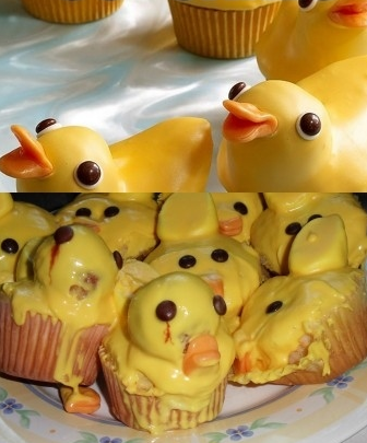 Duck Cupcake Fail