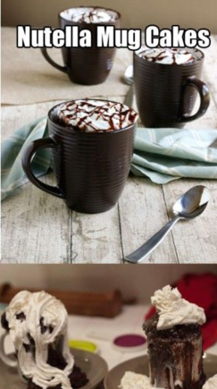 Nutella Mug Cake Fail