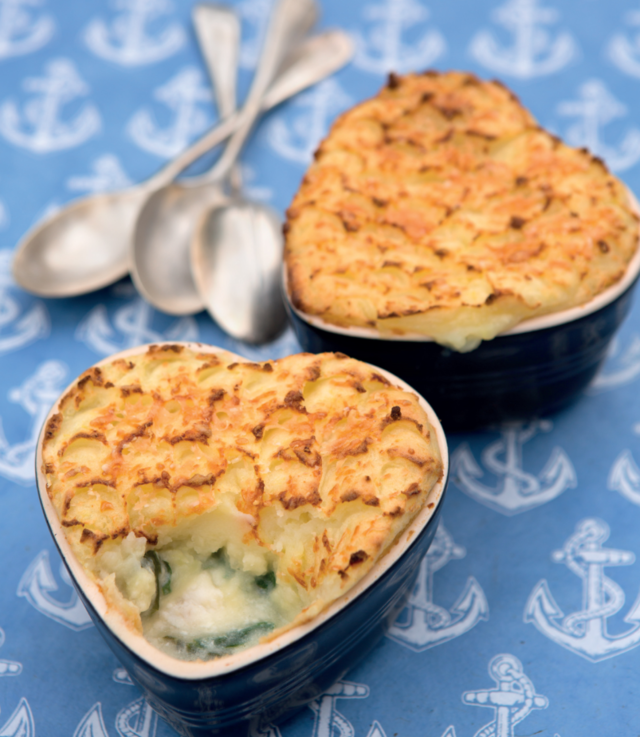 Luxury fish pie