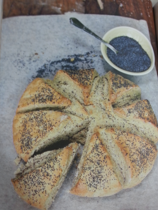 Rye and poppyseed wedges