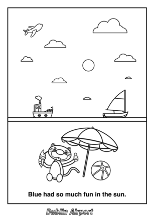 Blue Having Fun In The Sun