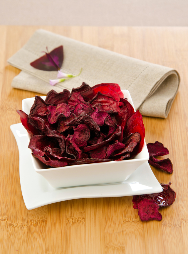 Beetroot crisps