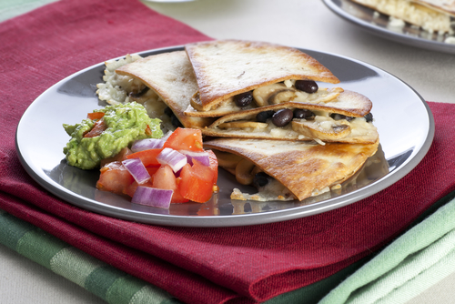  Black bean quesadilla