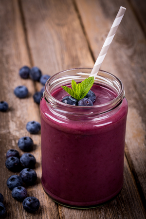 Blueberry, cranberry smoothie