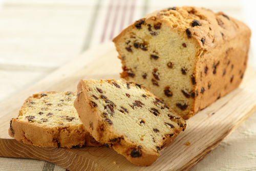 Raisin loaf cake