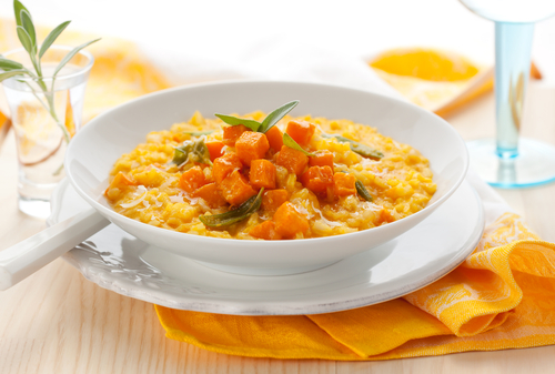 Butternut squash risotto