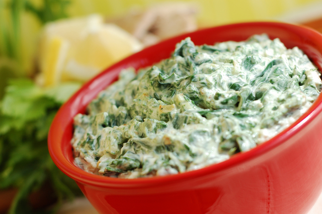 Creamy spinach