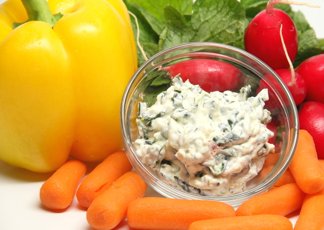 Feta, spinach dip 