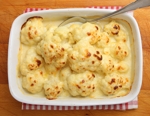 Cauliflower and cheese bake