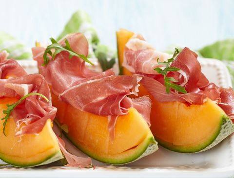 Cantaloupe and prosciutto 