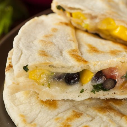 Mexican bean toastie