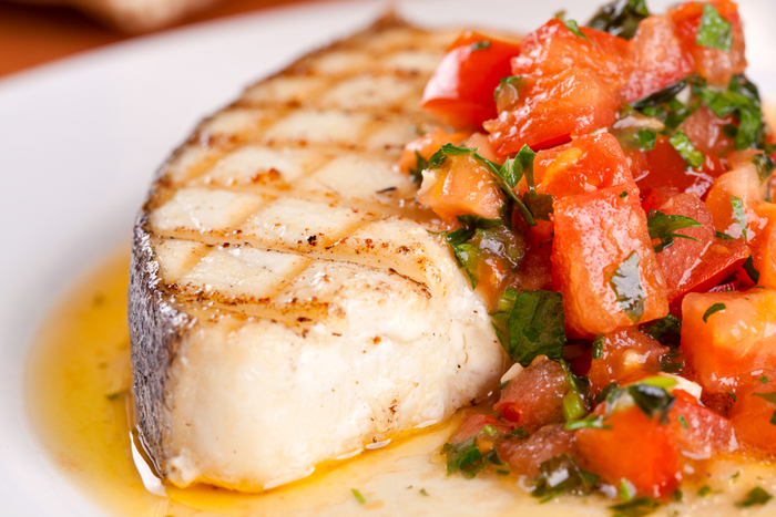 Moroccan infused halibut with tomato salsa | MummyPages.ie