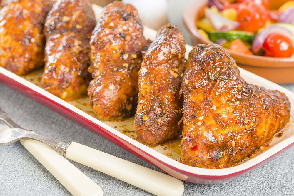 Piri chicken and roast sweet potatoes with thyme MummyPages.ie